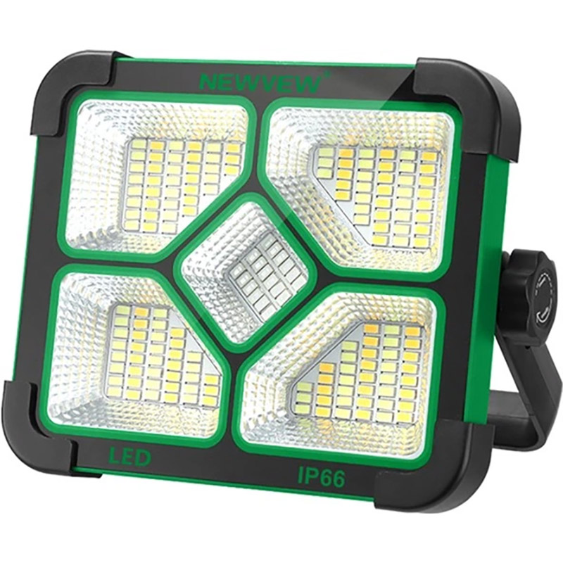 Фонарь NEWVEW аккумуляторный NV-S1 200W Solar Panel 3600mAh Green (NWVW-NV-S1-GN)