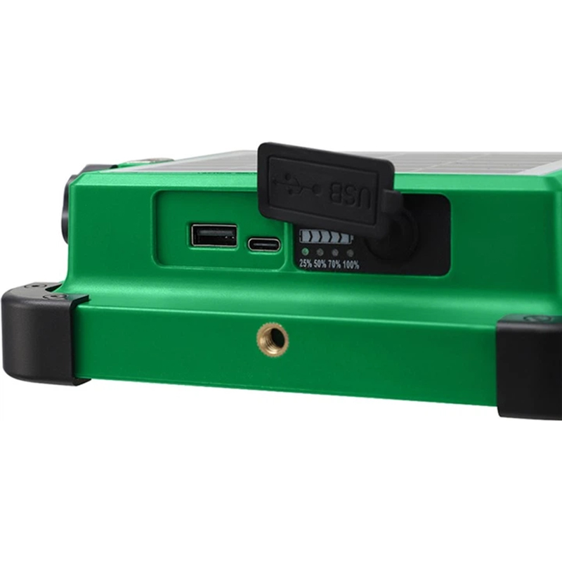 Фонарь NEWVEW аккумуляторный NV-S1 200W Solar Panel 3600mAh Green (NWVW-NV-S1-GN) Особенности индикатор заряда