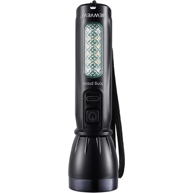 Фонарь NEWVEW NV-C1013 Solar Panel 500mAh Black (NWVW-NV-C1013-BK)