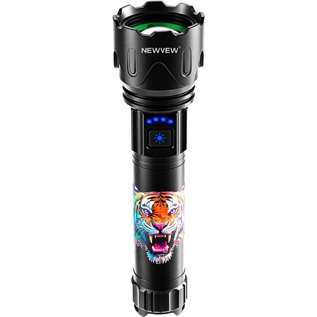Ліхтар NEWVEW NV-K47-Tiger 3000mAh Black (NWVW-NV-K47-TGR-BK)