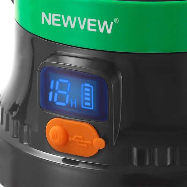Фонарь NEWVEW NV-E938 150W Solar Panel 7800mAh Green Мощность 150 Вт