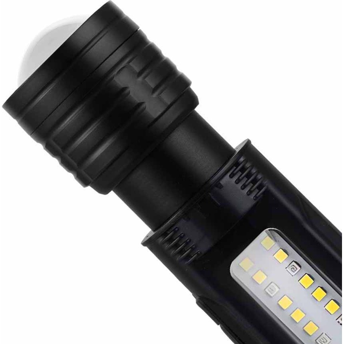 Фонарь аккумуляторный NEWVEW NV-C1006 Solar Panel 1200mAh Black (NWVW-NV-C1006-BK) Особенности SOS режим