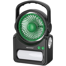 Фонарь аккумуляторный с вентилятором NEWVEW NV-T255 4500mAh 3.5W Green (NWVW-NV-T255-GN)