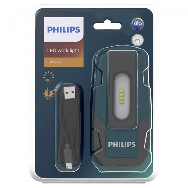 Ліхтар PHILIPS LED Inspection Lamp ECOPRO20 (RC320B1) Ємність батареї 1800