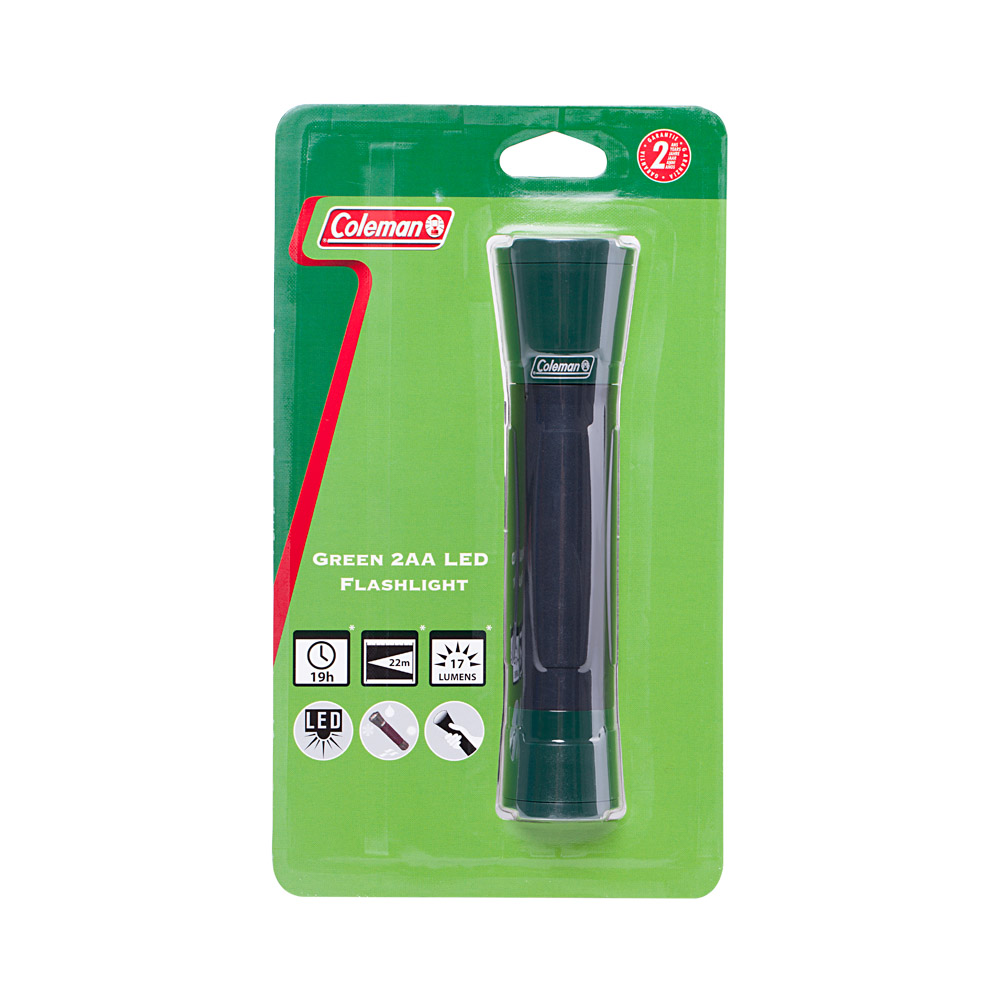 Фонарик ручной Coleman Green 2AA LED Flashlight (3138522050900) Тип фонарь