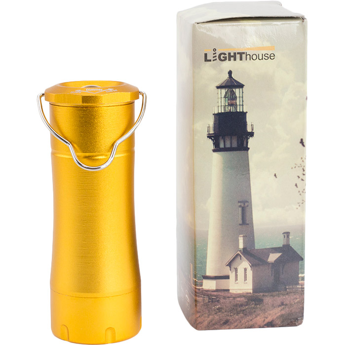 

Фонарь LightHouse Lampi Orange (080-6), Lampi, 4 в 1, AL, линза, фокус, 100LM