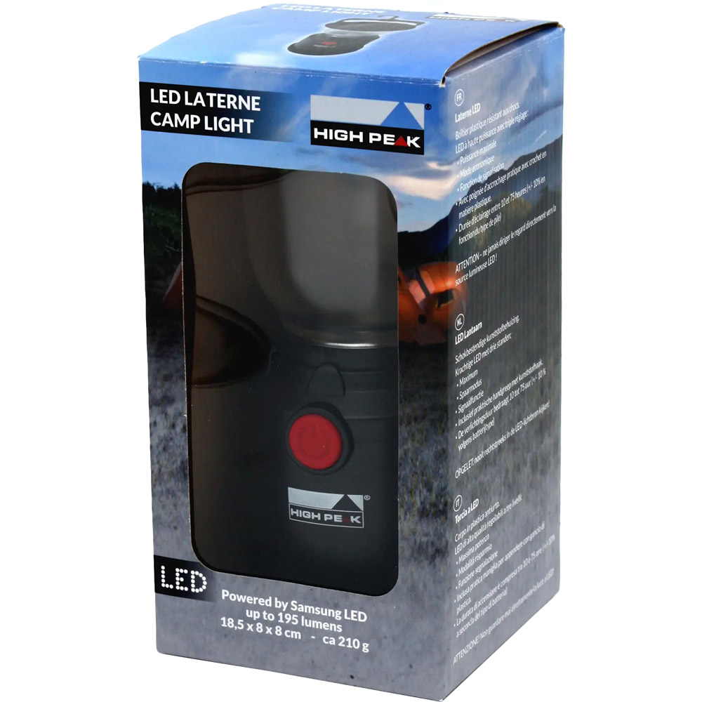 Ліхтар High Peak LED Lantern Camp Light Black (929193) Тип ліхтар