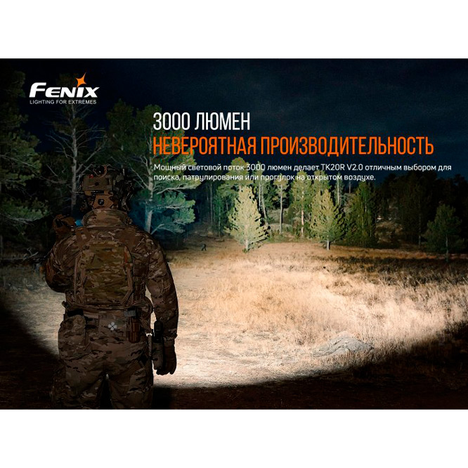 Фото Фонарь FENIX TK20R V2.0 (TK20RV20)