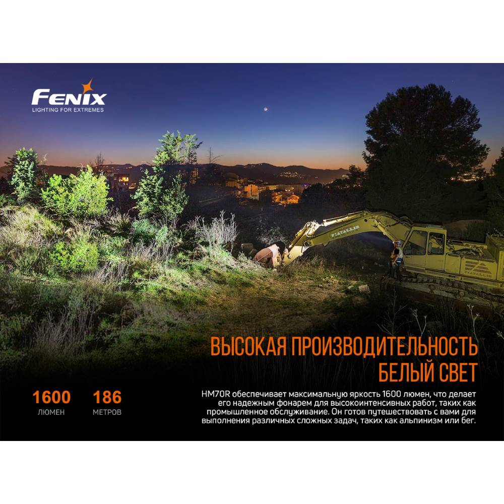 Фото Фонарь налобный FENIX HM70R