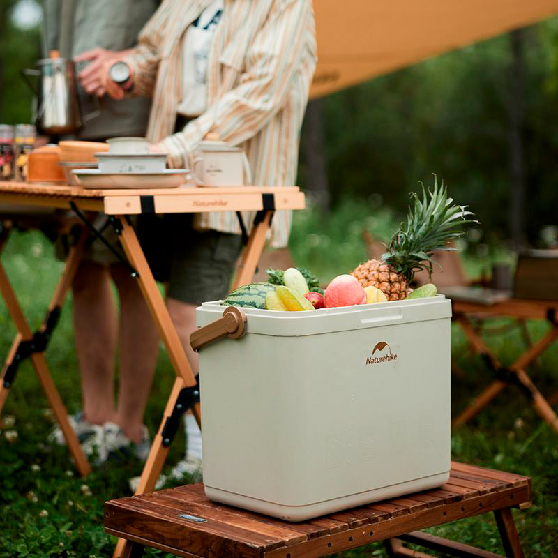Зовнішній вигляд Автохолодильник NATUREHIKE CNK2300BS011 24 л Beige (6976023925665)