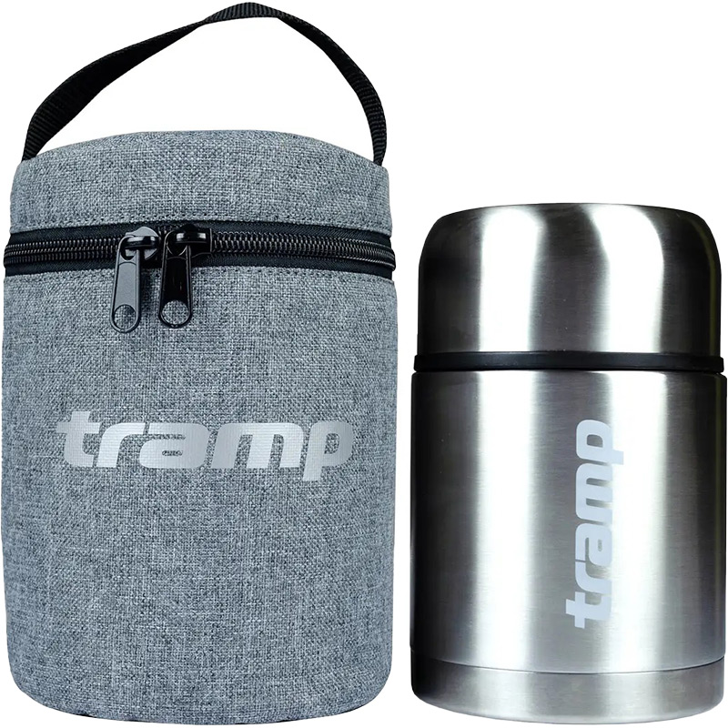 Термочехол для термоса TRAMP 0.5/0.7 л Grey (UTRA-001-grey) Режим сохранения температуры True