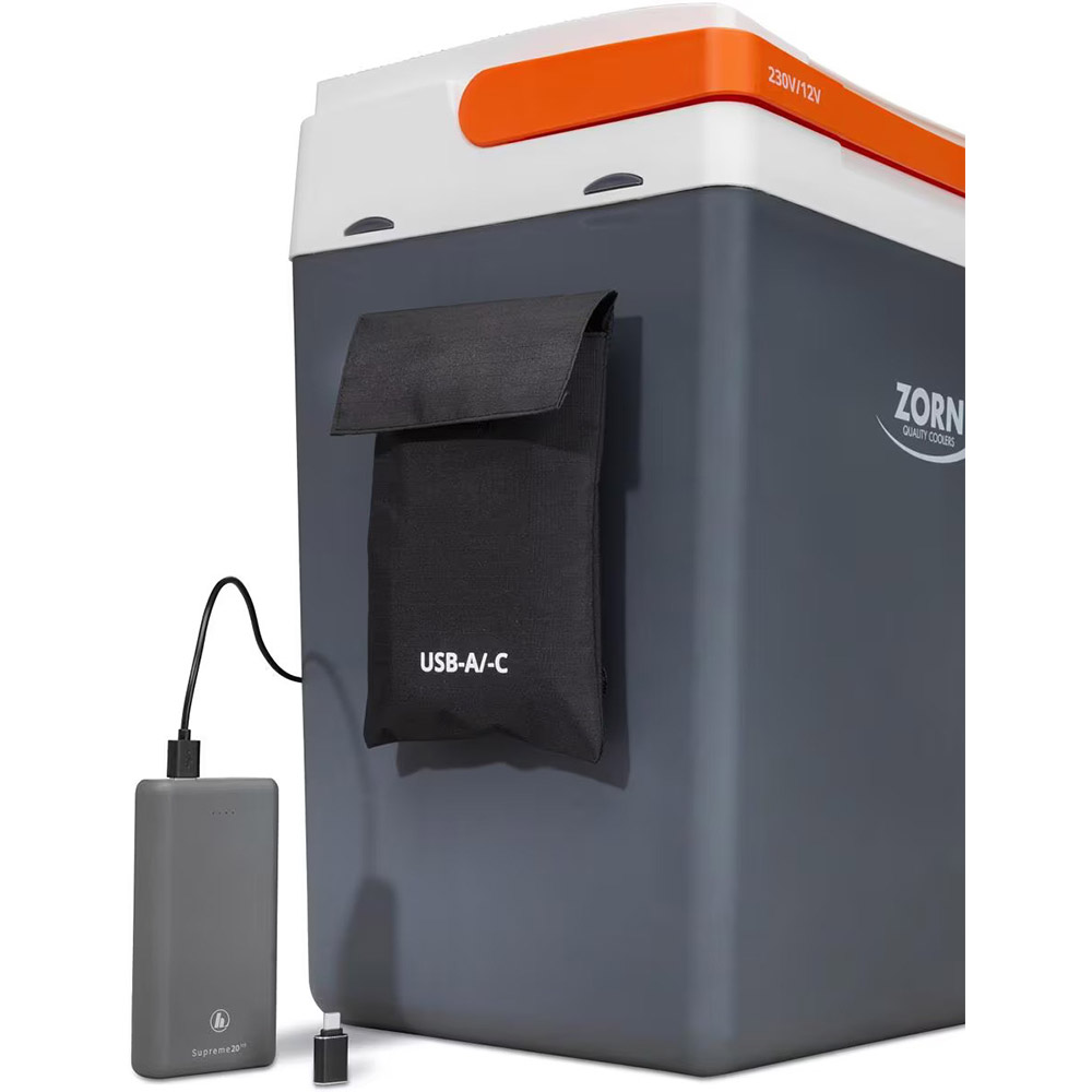 Автохолодильник ZORN Zorn Z-26 LNE + USB 12/230 V Максимальне охолодження нижче температури довкілля 17