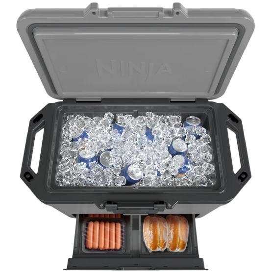 Зовнішній вигляд Термобокс NINJA FrostVault Hard Cooler 47 л Slate Grey (FB151EUGY)