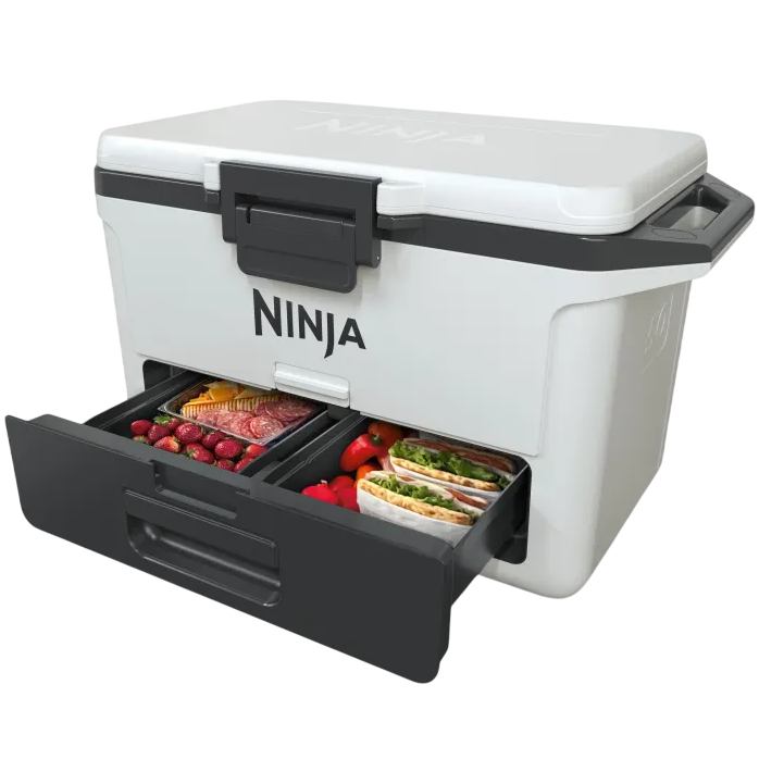 Зовнішній вигляд Термобокс NINJA FrostVault Hard Cooler Slate 47 л Cloud White (FB151EUWH)