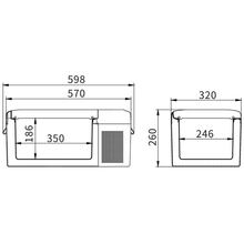 Автохолодильник BREVIA 15 л Gray/Green (22110)