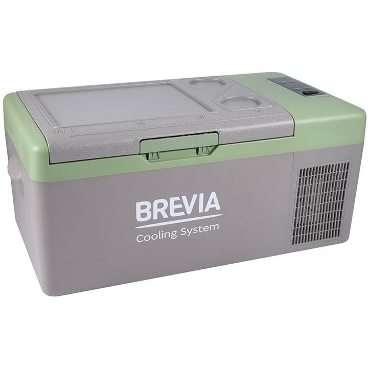 Автохолодильник BREVIA 15 л Gray/Green (22110)