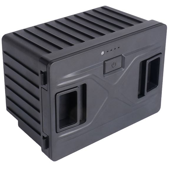 Комплект батарея и зарядное устройство BREVIA для автохолодильников (22010) Материал пластик