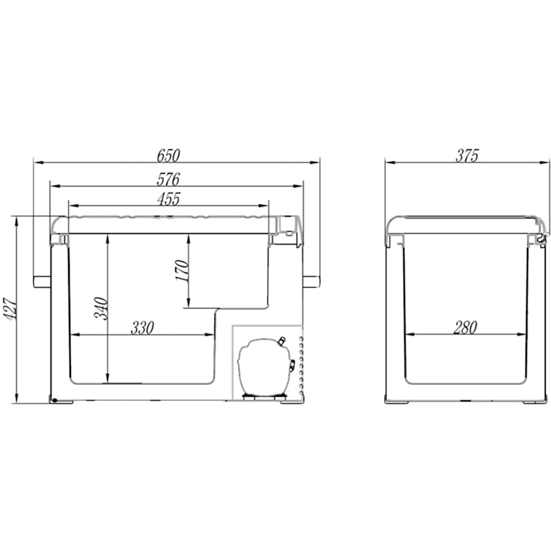 В Фокстрот Автохолодильник BREVIA 40 л (22420)