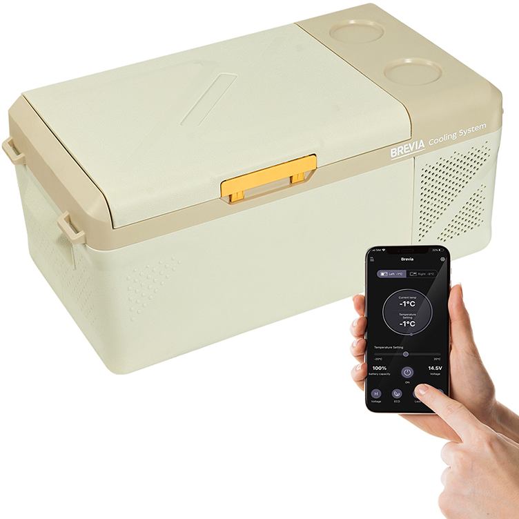 Автохолодильник BREVIA 16 л Beige (22140) Количество компрессоров 1