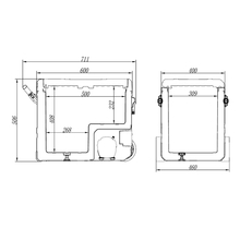 Автохолодильник BREVIA 50 л (22630)