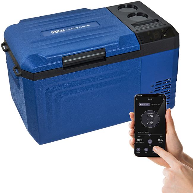 Автохолодильник BREVIA 24 л Blue  (22160) Мощность 60