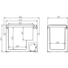 Автохолодильник BREVIA 50 л (22455)