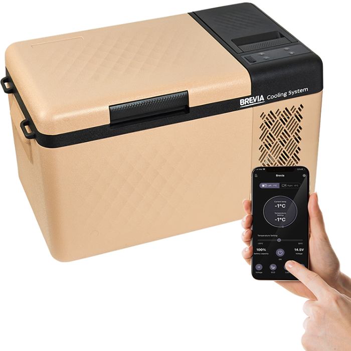 Внешний вид Автохолодильник BREVIA 19 л Beige (22170)