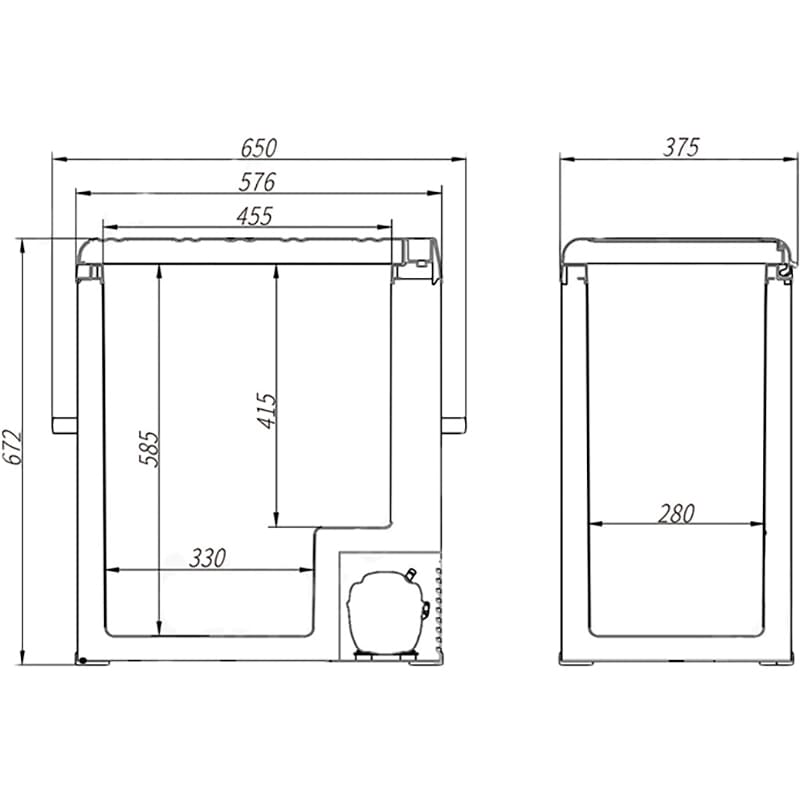 В интернет магазине Автохолодильник BREVIA 75 л (22475)