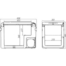 Автохолодильник BREVIA 40 л (22525)
