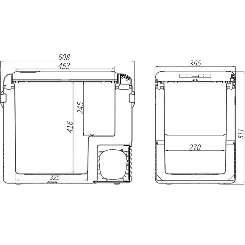 В інтернет магазині Автохолодильник BREVIA 50 л (22535)