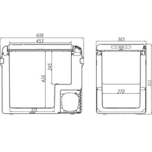 Автохолодильник BREVIA 50 л (22535)