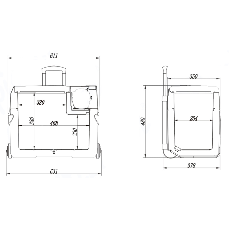 Обзор Автохолодильник BREVIA 40L компрессор LG (22735)