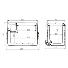 Автохолодильник BREVIA 42 л (22750)