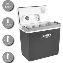 Автохолодильник ZORN Z-24 20 л Grey (770007)