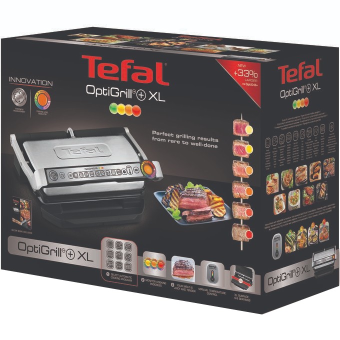 Фото 20 Гриль Tefal OptiGrill+ GC722D34 (7211002459)