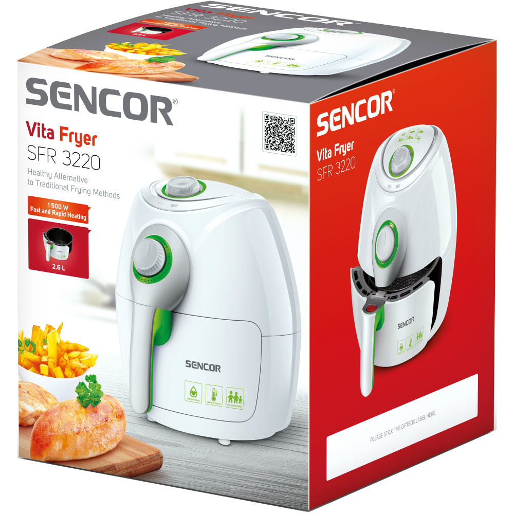 Зовнішній вигляд Гриль SENCOR SFR 3220WH