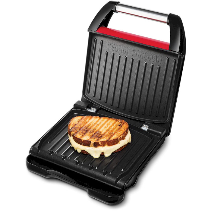 Гриль RUSSELL HOBBS George Foreman Compact Steel Grill (25030-56) Вид закритий