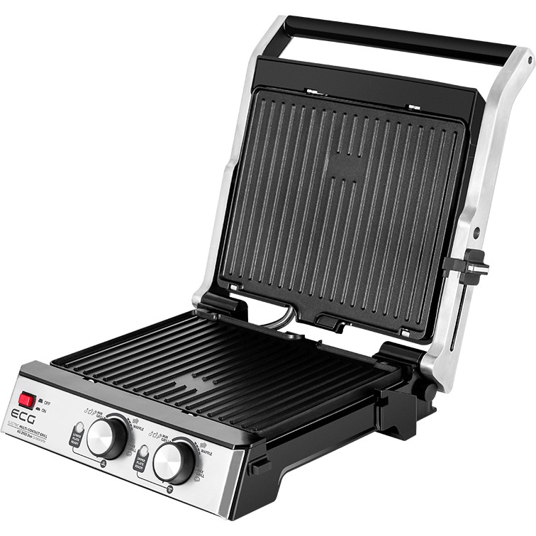 Гриль ECG KG 2033 Duo Grill & Waffle Вид закрытый