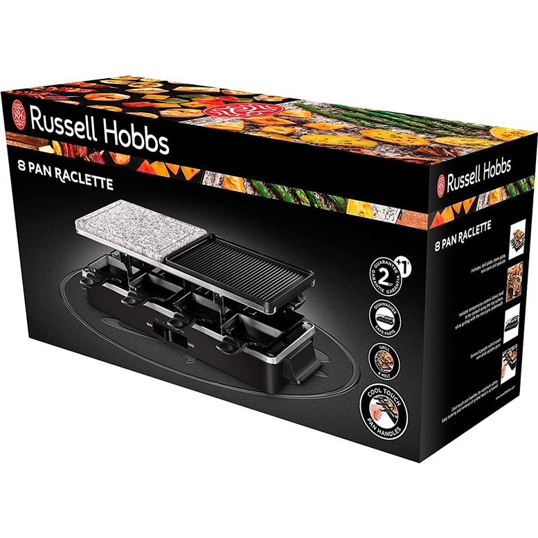 Гриль RUSSELL HOBBS Multi Raclette 26280-56 Поверхня ребриста