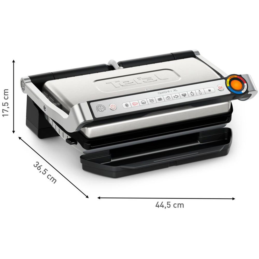 Гриль TEFAL OptiGrill+ XL GC727D10 ᐉ Купить по низкой цене в Украине •  Киев, Львов, Харьков, Днепр, Одесса, Запорожье, Ужгород – фото, отзывы,  характеристики в Фокстрот