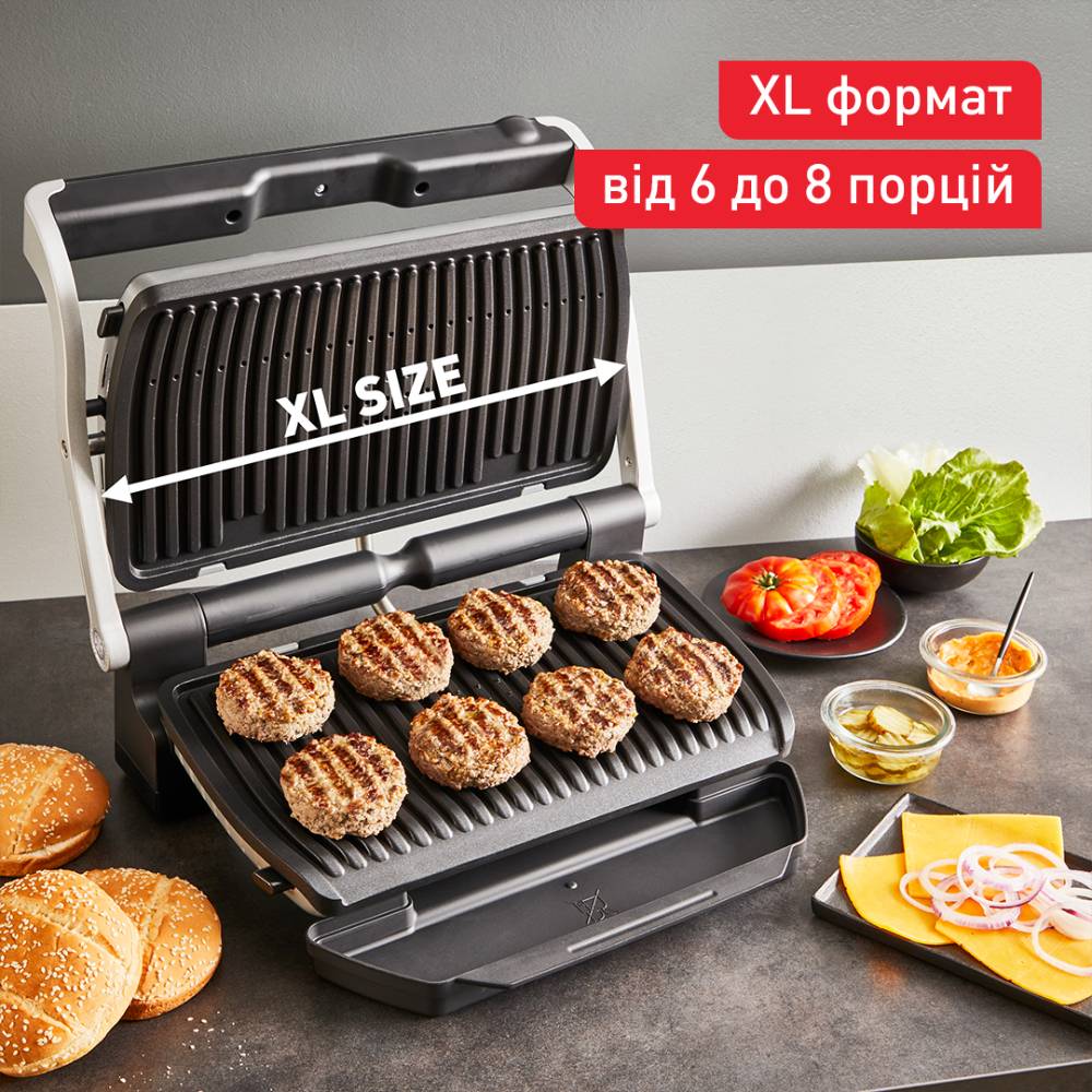 Гриль TEFAL OptiGrill+ XL GC727D10 Тип контактний