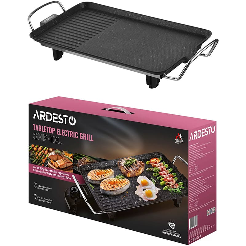 В інтернет магазині Гриль-барбекю ARDESTO GHP-1BL 1500 Вт Black