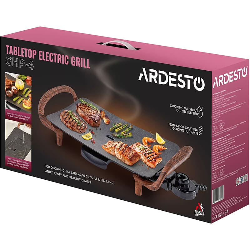 В интернет магазине Гриль-барбекю ARDESTO GHP-4 1500 Вт Black