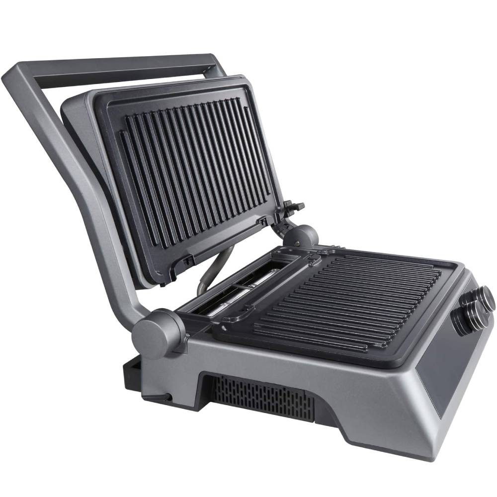 Гриль POLARIS PGP 7003 SMOKELESS Graphite Вид закритий