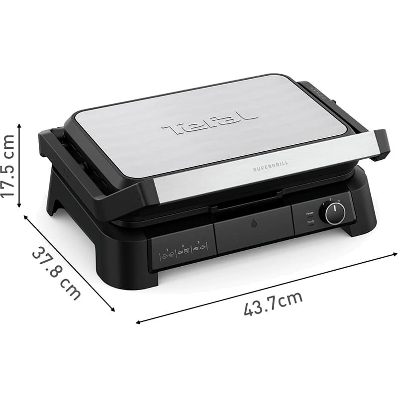 Гриль TEFAL SuperGrill 3in1 XL GC520DE0 Комплектация Поддон для сбора жира; Инструкция; Гарантийный талон