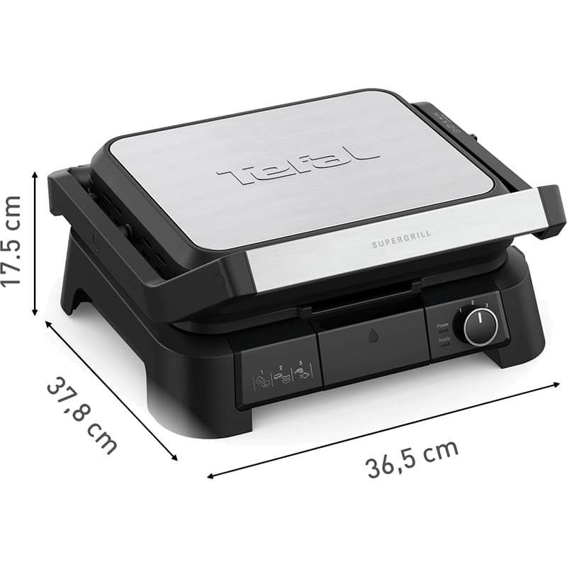 Гриль TEFAL SuperGrill 3in1 GC510DE0 Комплектация Поддон для сбора жира; Инструкция; Гарантийный талон