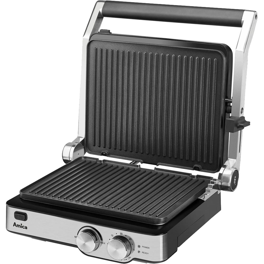 Гриль AMICA GK 4011 Silver (1190452) Тип контактный