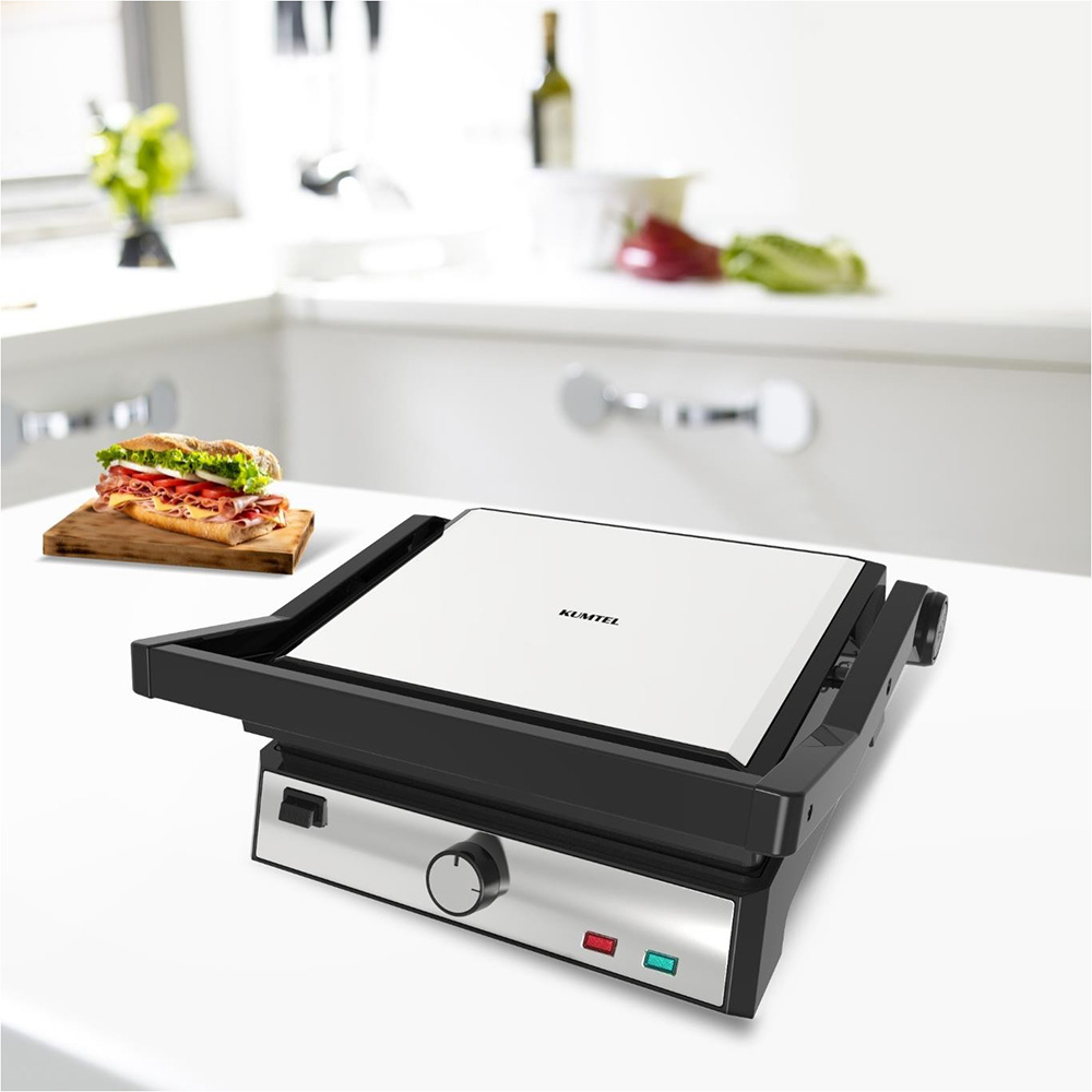 Гриль KUMTEL TTM-05 Inox Тип контактный