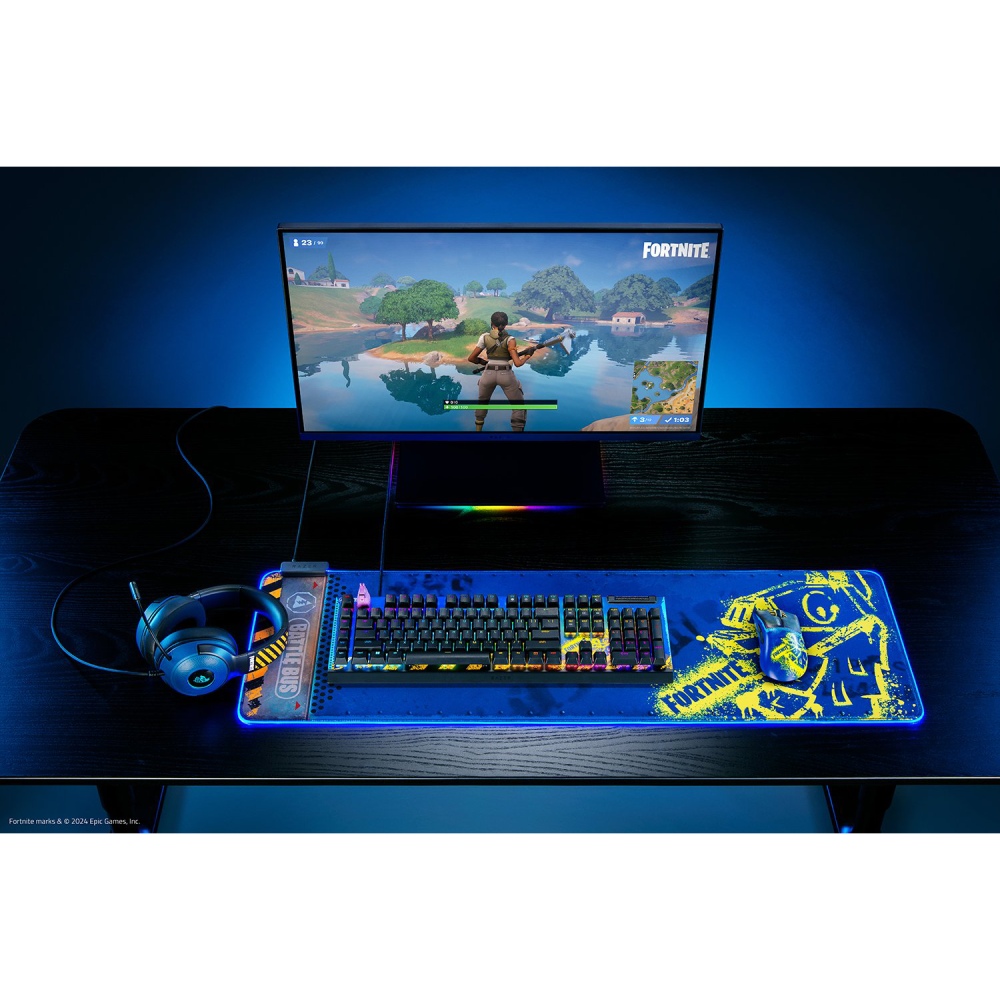 Килимок для миші RAZER Goliathus CHROMA Extended FORTNITE (RZ02-02500800-R3M1) Матеріал поверхні тканина