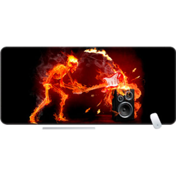 Килимок VOLTRONIC Fire Musician Black/Red (S13483)